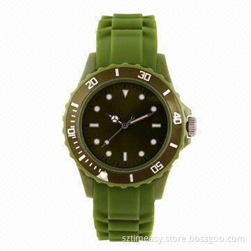 High-quality Silicone Watches with Silicone Band and Plastic Case, Made in China, 2013